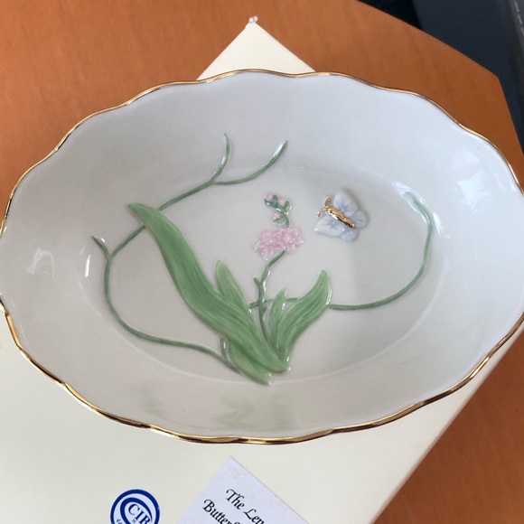 Lenox Butterfly Candy Dish vintage - Picture 5 of 9